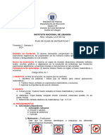 PLAN de Lección Sobre Traducción Oración Verbal A Matemática