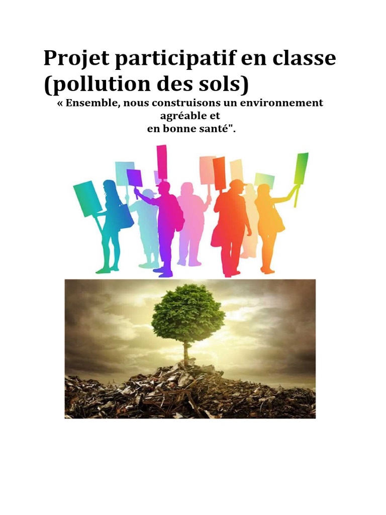 Projet de classe sur la pollution des sols | PDF