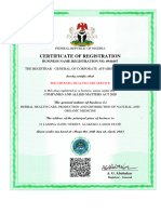 Certificate - Shuaib Baba Health Care Service