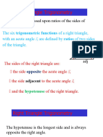Pre-5.1 - Trigonometry Ratios in Right Triangle and Special Right Triangles