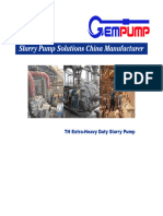Heavy Duty Centrifugal Slurry Pump China