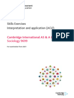 Skills Exercises - Interpretation and Application (AO2)