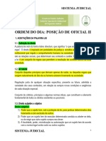 Agenda para Oficial Ii, Resolvida