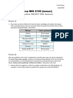 MIS 2100 HW Minor: Consultas SQL Básicas (Primavera de 2020)