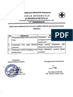 3.9.1 Bukti Penyampaian Pelayanan Laboratorum Jika Reagen Tidak Tersedia