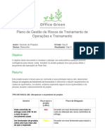 Plano de Gerenciamento de Risco Do Modelo de Atividade