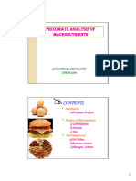 Notes-Food Proximate Analysis