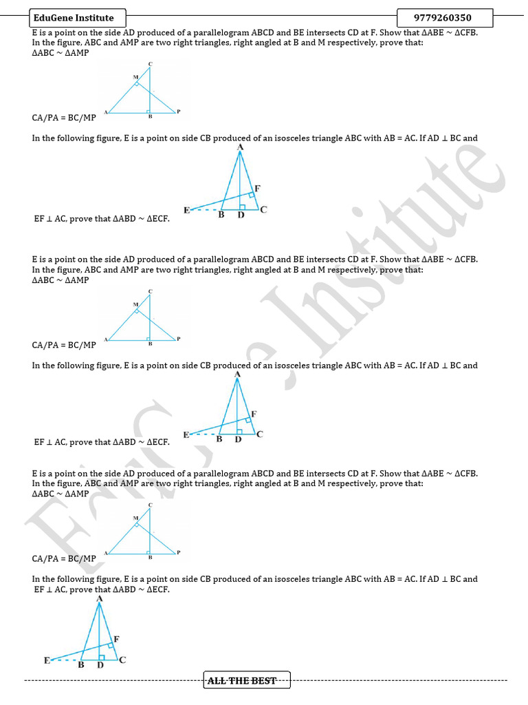 Triangle Test PDF