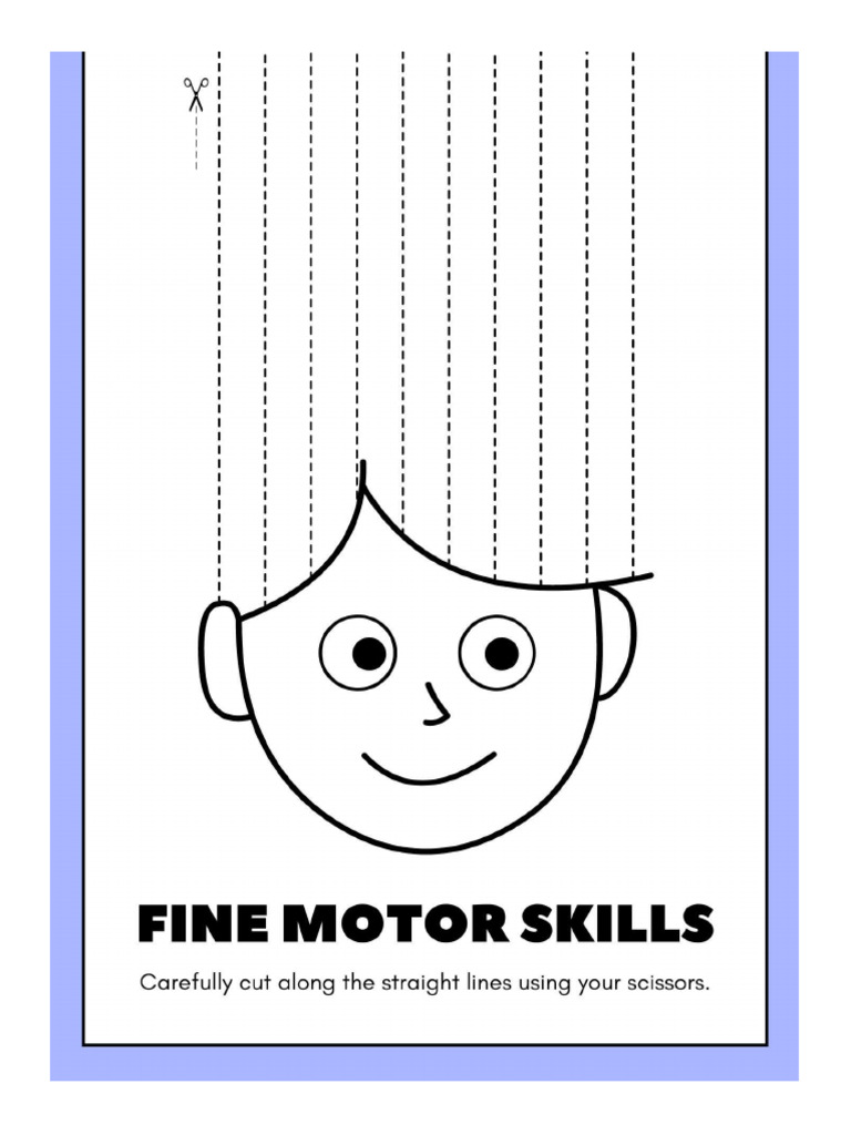 Kinder Cutting Lines PDF