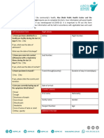 Self-Declaration Form Flight Details