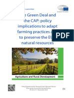The Green Deal and The CAP: Policy Implications To Adapt Farming Practices and To Preserve The EU's Natural Resources