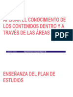 Aplicar El Conocimiento Del Contenido Dentro y A Través Del Plan de Estudios.