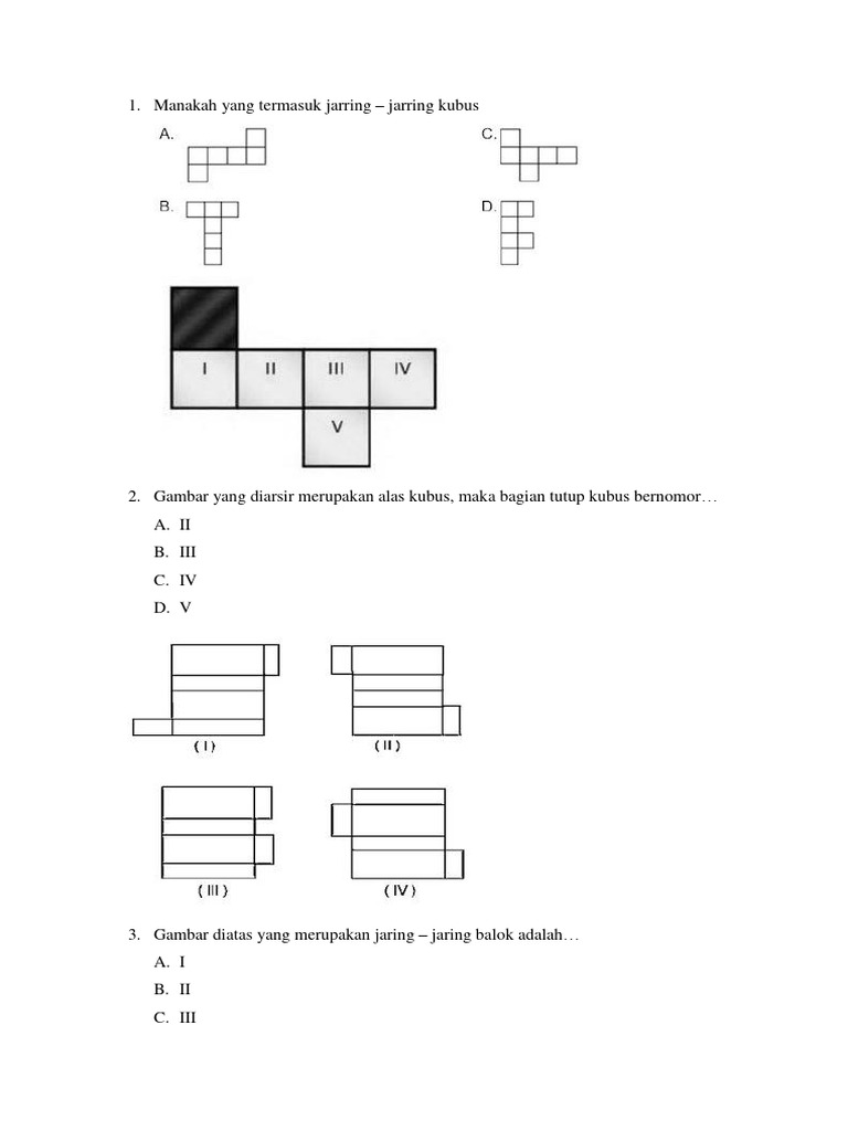 jARING JARING KUBUS DAN BALOK | PDF | Seni