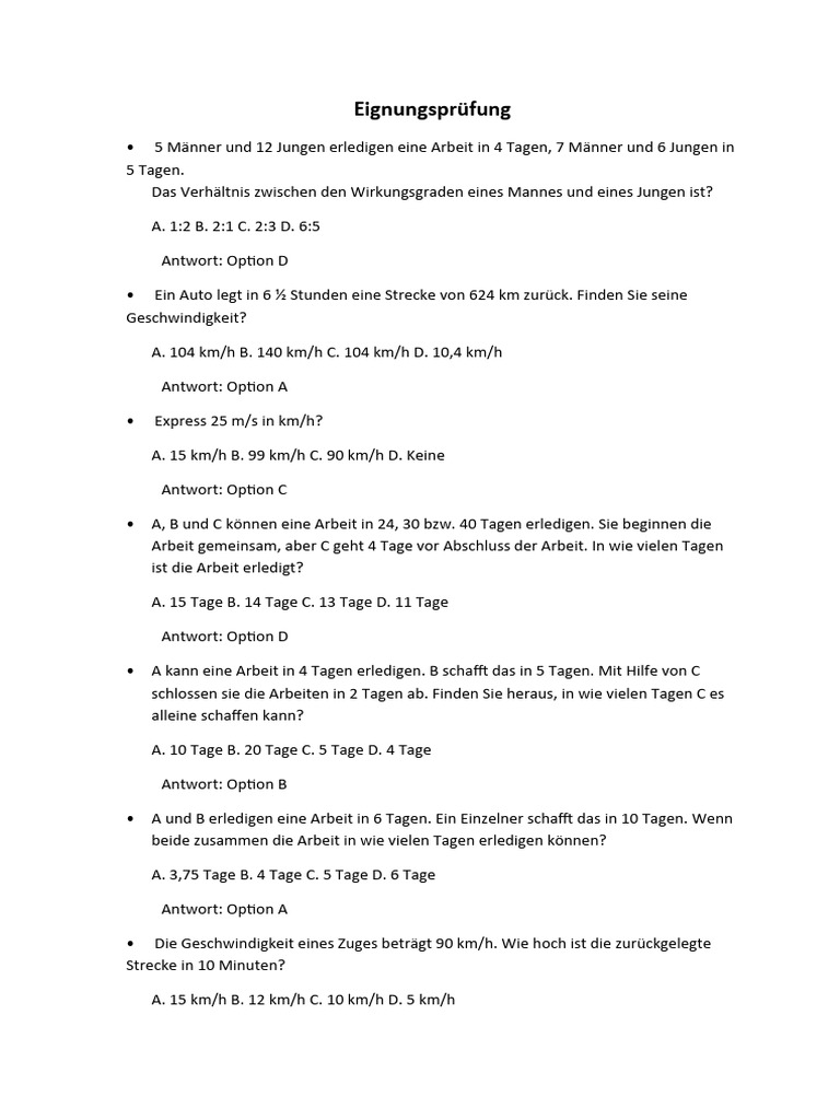 Mettl Eignungstest PDF