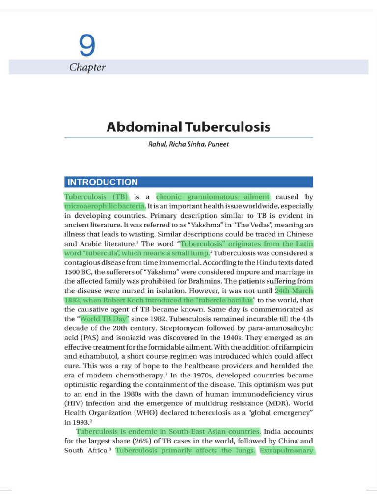 TB Abdomen | PDF