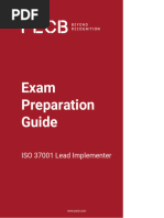 Pecb Iso 37001 Lead Implementer Exam Preparation Guide