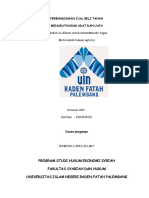 Program Studi Hukum Ekonomi Syriah Fakultas Syariah Dan Hukum Universitas Islam Negeri Raden Fatah Palembang