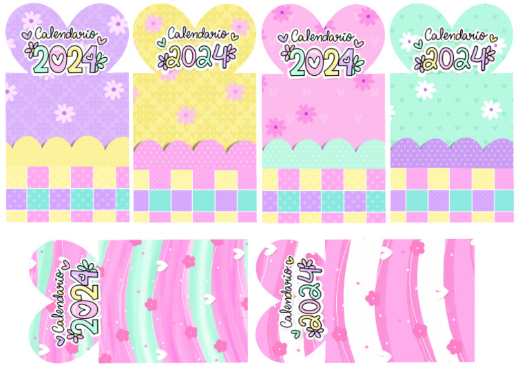 Card Corazon Calendario 2024 PDF