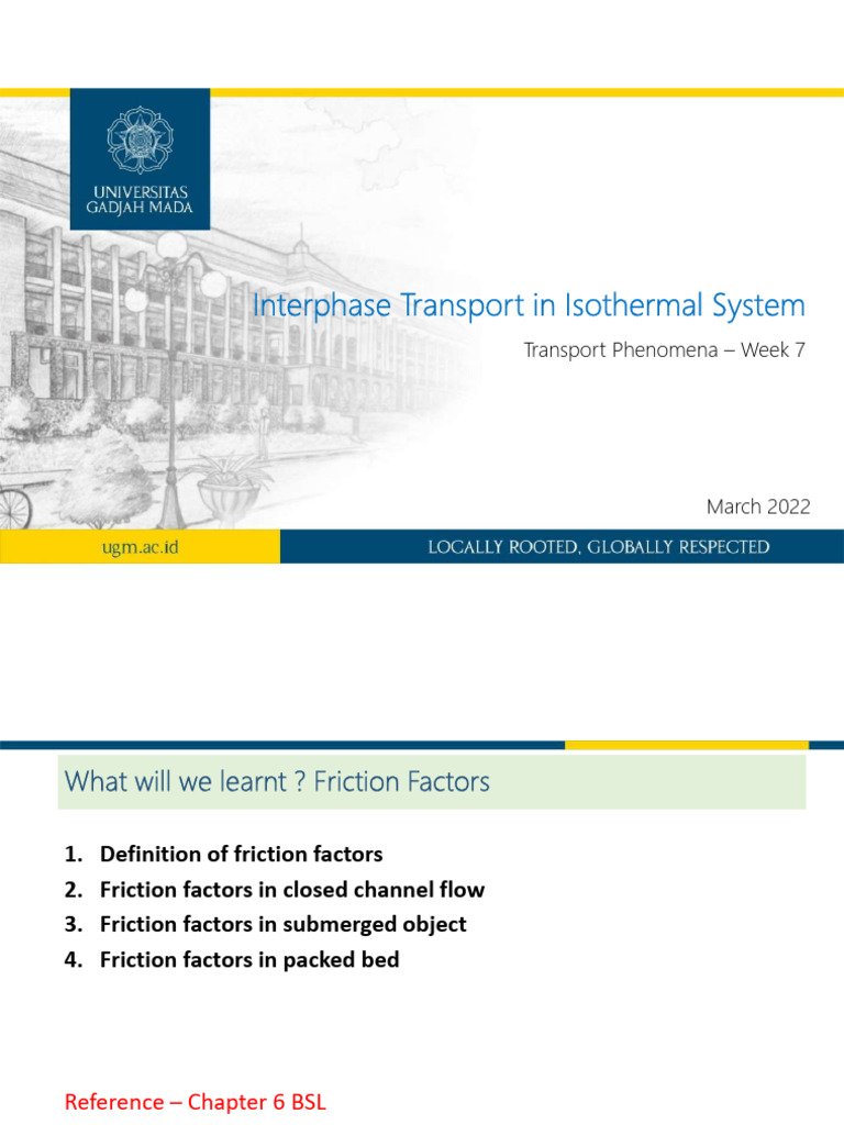 Interphase Transport in Isothermal System | PDF | Fluid Dynamics | Force