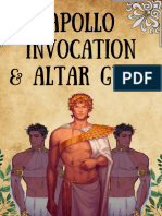 Apollo Invocation & ALtar GUIde