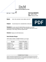 Denon DVD 1730 DVD 557 DVD 1930ci DVD 757 Ost f1129 Service Manual