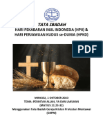 Tata Ibadah HPII - HPKD 2023 Oleh Sinode GKPM