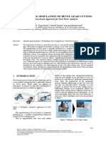 Manufacturing Simulation of Bevel Gear Cutting: Simulation Based Approach For Tool Wear Analysis