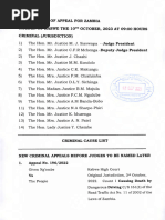 Criminal Causelist For 10th October 2023