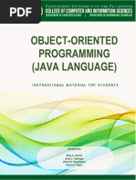 Object Oriented Programming IM