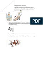 Explica 5 Diferentes Formas de Transportar A Un Herido