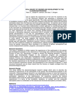 A Phenomenological Inquiry of Gender and Development in The Classroom Program