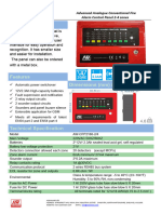 4 Zone Fire Alarm Control Panel Data Sheet - Asenware