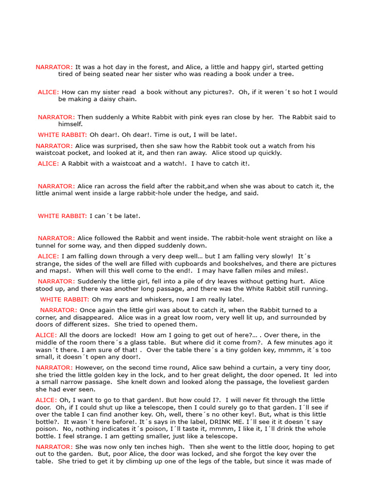 Alice In Wonderland Pdf Lewis Carroll Works
