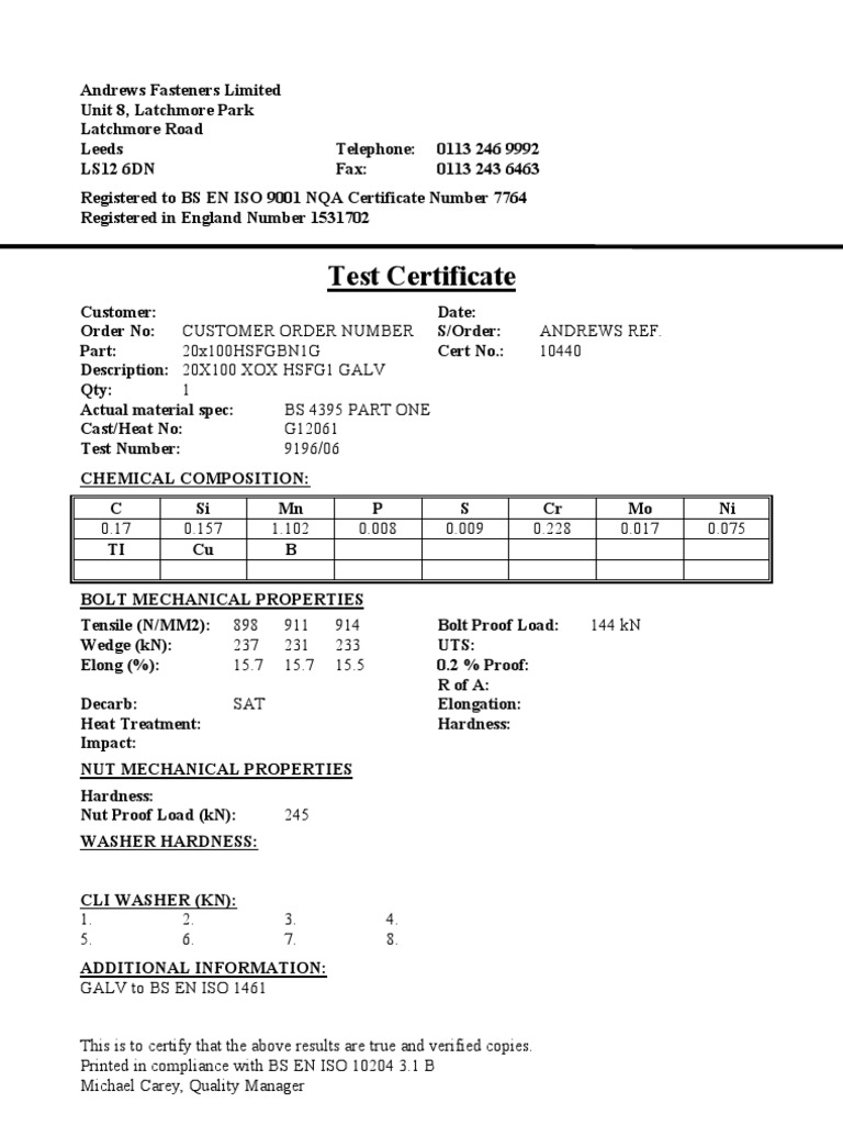 certificate sample 3.1 b en Test Sample 10204 Certificate certificate sample 3.1 b en Test Sample 10204 Certificate