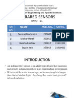 Infrared Sensors: SR NO. Name Roll No. GR No