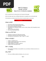 PHP Tutorial Guide