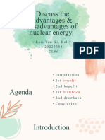 Discuss The Advantages & Disadvantages of Nuclear Energy.: - Lam Yan Ki, Kelly - 2 0 2 2 3 3 8 4 - C L 9 6