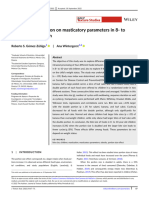 Effect of Food Portion On Masticatory Parameters