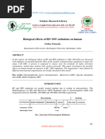 Biological Effects of RF MW Radiations On Human