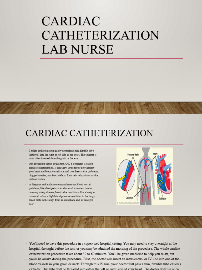 Cath Lab Nurse Responsibilities and Care | PDF | Percutaneous Coronary ...
