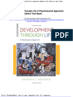 Development Through Life A Psychosocial Approach Newman 12th Edition Test Bank Download