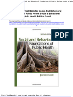 Downloadable Test Bank For Social and Behavioral Foundations of Public Health Social A Behavioral Fouations of Public Health Edition Coreil Download