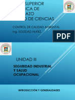 Control de Calidad Ambiental. Unidad Iii