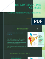 Hot Dry Maratime Climate, India