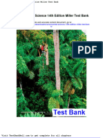 Environmental Science 14th Edition Miller Test Bank Download