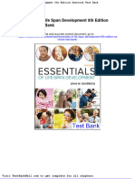 Essentials of Life Span Development 5th Edition Santrock Test Bank Download