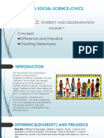 Class 6, Civics, l2 Diversity and Discrimination m1 PDF