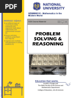 MMW Chapter 3 Problem Solving and Reasoning