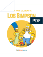 Copia de Libro para Colorear de Los Simpson