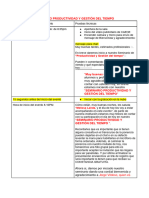 Seminario Productividad y Gestión Del Tiempo